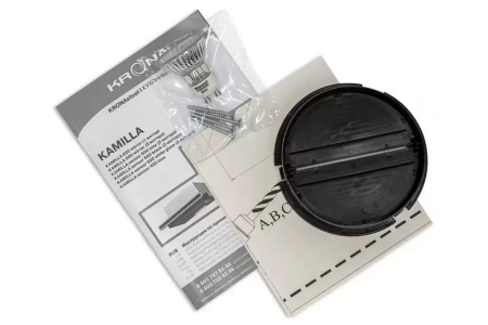 картинка Встраиваемая вытяжка KRONA KAMILLA sensor 600 inox (2 мотора) от магазина SEFI