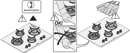 картинка Газовая варочная панель Barazza 1PMD95 от магазина SEFI