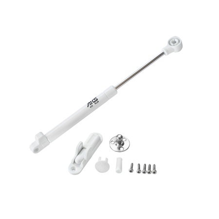 картинка Подъемник газовый верхний 60N с доводчиком белый AKS PLUS от магазина SEFI