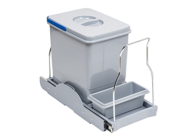 картинка Мусорное ведро PATTY на распашной фасад от 400 мм., автоматическое выдвижение от магазина SEFI