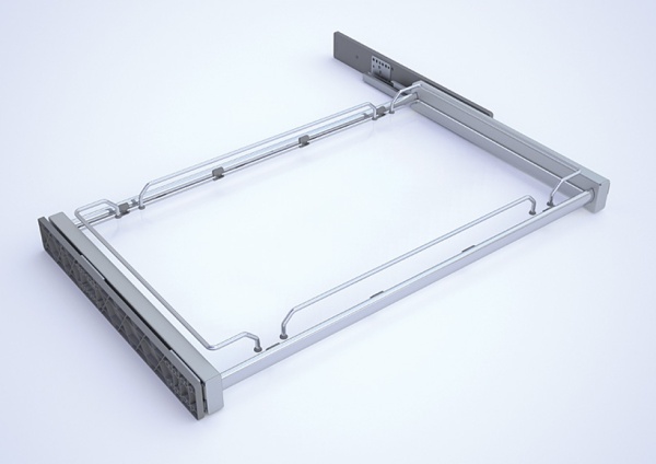 картинка Полка Plano Glass со стеклянным дном, полное выдвижение 1164*500*100 от магазина SEFI