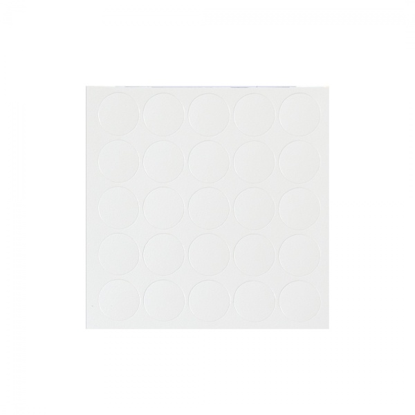 картинка Заглушка самоприлипающая к эксцентрику белый линеа (20047) FOLMAG (лист-28шт.) от магазина SEFI