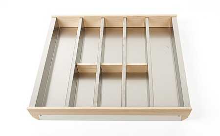 картинка Лоток для столовых приборов Cassetto Portaposate 60, B50 Legrabox нерж.сталь+бук от магазина SEFI