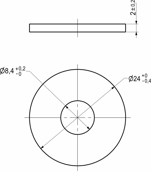 картинка Шайба плоская увеличенная d8 DIN9021 (уп/20 шт) AKS магазин SEFI являющийся официальным дистрибьютором в России  картинка Шайба плоская увеличенная d8 DIN9021 (уп/20 шт) AKS от магазина SEFI