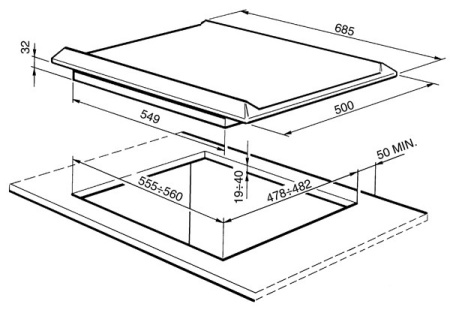 картинка Варочная панель Smeg SRV876AV9 от магазина SEFI