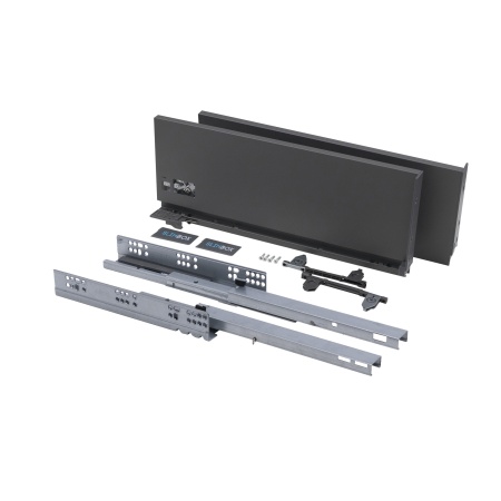 картинка Система ящиков Slimbox AKS L-300 H=175 графит PUSH TO OPEN ДСП16мм от магазина SEFI