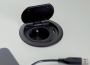 картинка Врезная мебельная розетка 220В с USB-зарядкой SFL Ringu, черный (RINGU-SCH-B) от магазина SEFI