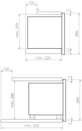картинка Встраиваемая микроволновая печь Pando PHM-950 от магазина SEFI