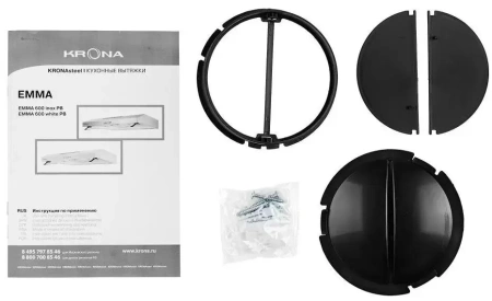 картинка Вытяжка Krona EMMA 600 inox PB от магазина SEFI