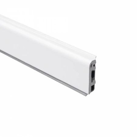 картинка Плинтус ПВХ к столешнику AP630 белый глянец (1105) THERMOPLAST (1шт=3м.п.) от магазина SEFI