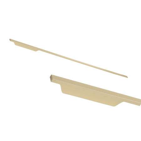 картинка Ручка меб. скоба алюм. ANDROMEDA 1056/1200 матовое браш золото, AKS (левая) от магазина SEFI