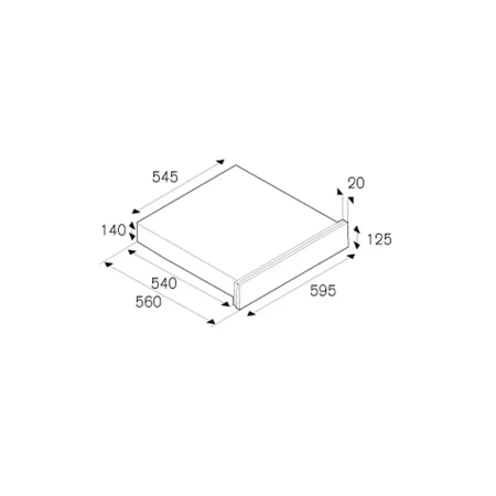 картинка Встраиваемый ящик для подогрева посуды Bertazzoni WD60HERND от магазина SEFI