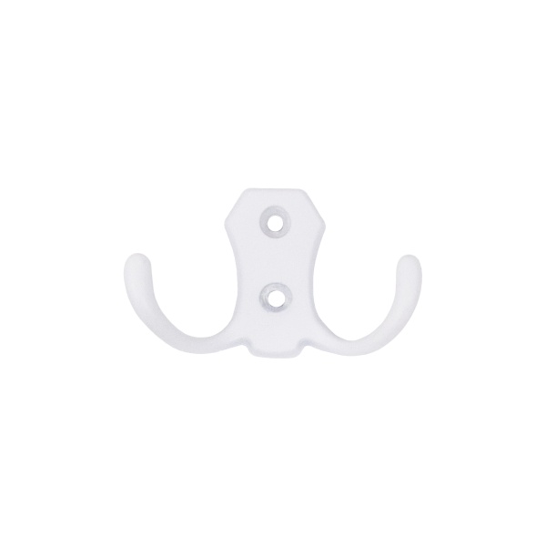 картинка Крючок меб. двухрожковый мет. WP89 белый матовый GRIDLI от магазина SEFI