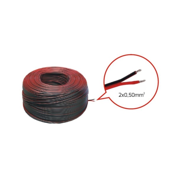картинка Акустический кабель 2х0,5 (провод 2х0,5), Э от магазина SEFI