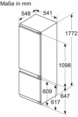 картинка Встраиваемый холодильник Neff KI5872FE0 магазин SEFI являющийся официальным дистрибьютором в России  картинка Встраиваемый холодильник Neff KI5872FE0 от магазина SEFI