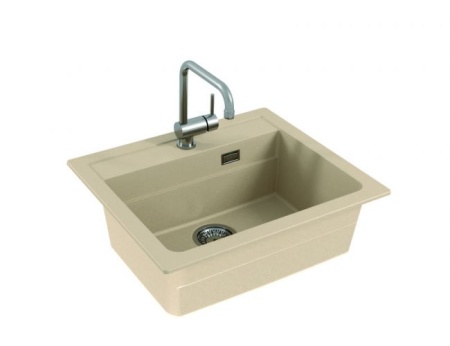 картинка Мойка ALVEUS GRANITAL ATROX 30 TERRA - G22 590 X  500  1X в комплекте с сифоном 1132823, от магазина SEFI