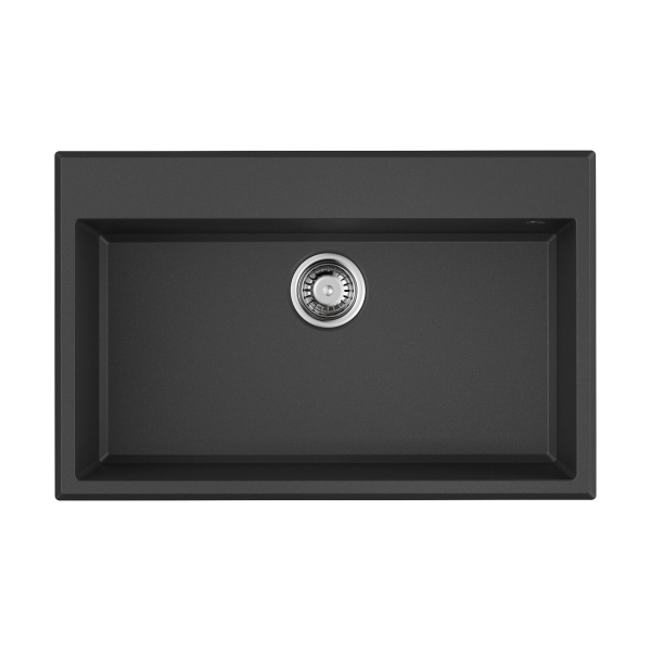 картинка Omoikiri Tedori 79-BL Tetogranit/черный от магазина SEFI