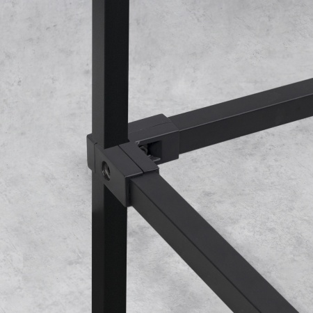 картинка Труба квадр. L-3000 25*25 (1,4кг/1,0мм) QUADRO, черный AKS от магазина SEFI