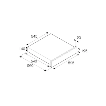 картинка Встраиваемый ящик для подогрева посуды Bertazzoni WD60HERNE от магазина SEFI