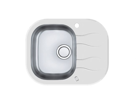 картинка Мойка Alveus KARAT 20* черный 860X500 1+1/2 правая в комплекте с сифоном 1092272 от магазина SEFI