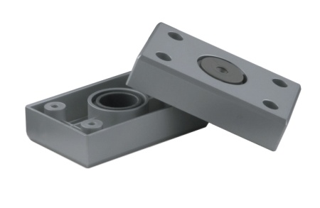 картинка Опора меб. пласт. B-01 h20 регул. металлик AKS от магазина SEFI