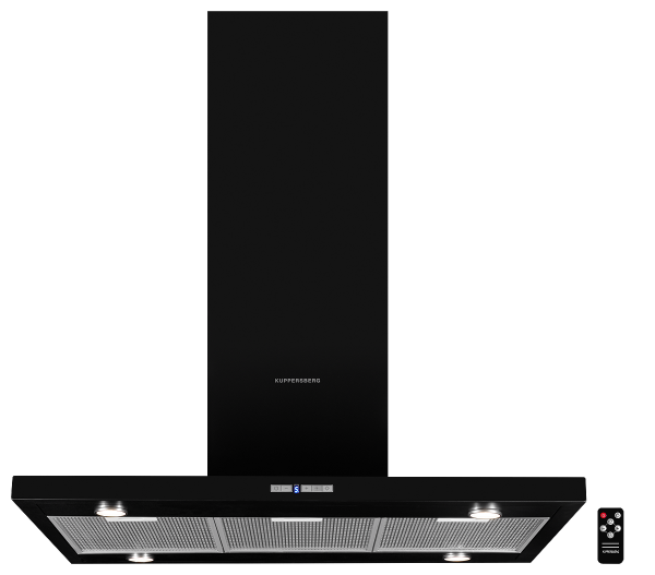 картинка Островная вытяжка DUDL 4 BL от магазина SEFI